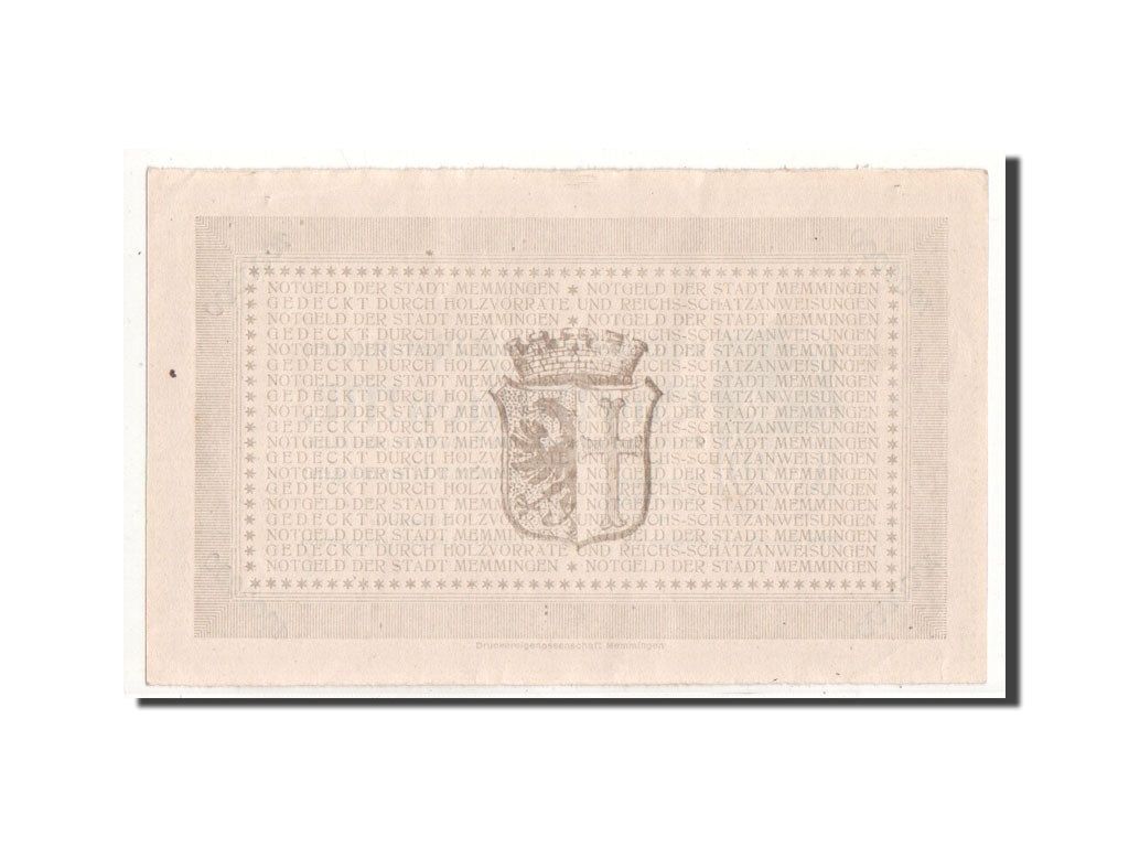 Germany, Memmingen, 1 Million Mark, Ecusson, 1923, 1923-08-22, UNC(60-62)