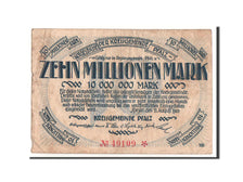 Banknote, Germany, Speyer, 10 Millionen Mark, paysage, 1923, 1923-08-11