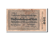 Germany, Essen, 500 000 Mark, dessin, 1923, 1923-12-31, VF(30-35)
