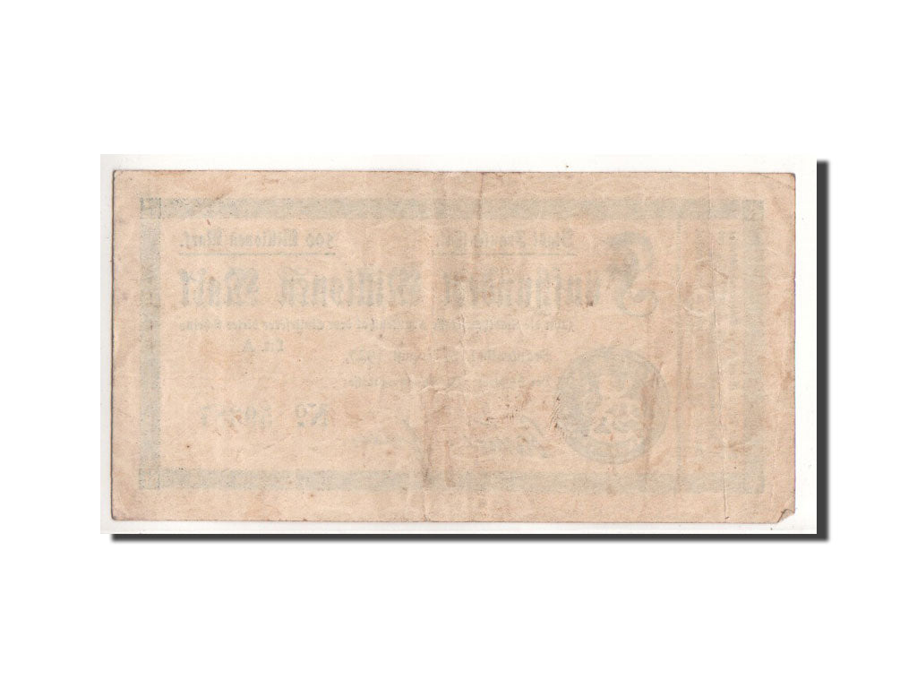 Germany, Frankenthal, 500 Millionen Mark, Citation, 1923, 1923-08-03, EF(40-45)