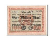 Germany, Gelsenkirchen, 1 Million Mark, Ecusson, 1923, 1923-08-09, EF(40-45)