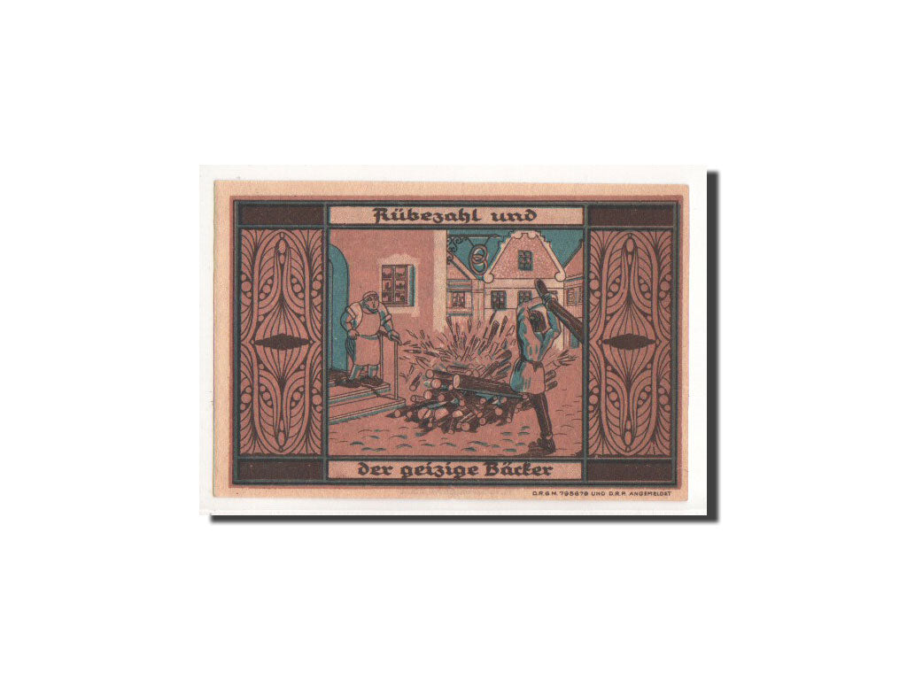 Germany, Greiffenberg, 3 Mark, personnage, Undated, UNC(63)