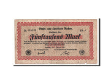 Banknote, Germany, Aachen, 50000 Mark, Ecusson, 1923, 1923-02-01, F(12-15)