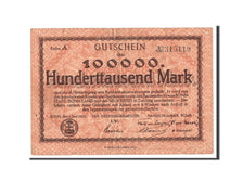 Banknote, Germany, Bonn, 100 000 Mark, graphique, 1923, 1923-06-01, VF(30-35)