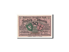 Billet, Allemagne, Lyck, 50 Pfennig, paysage, 1920, 1920-10-01, NEUF, Mehl:849.1