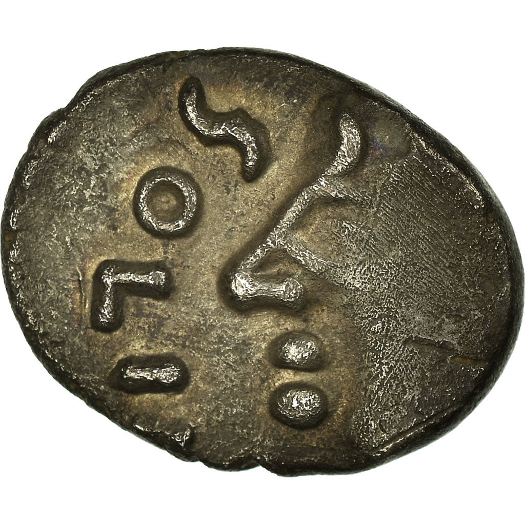 Coin, Leuci, Denarius, AU(50-53), Silver, Delestrée:3268