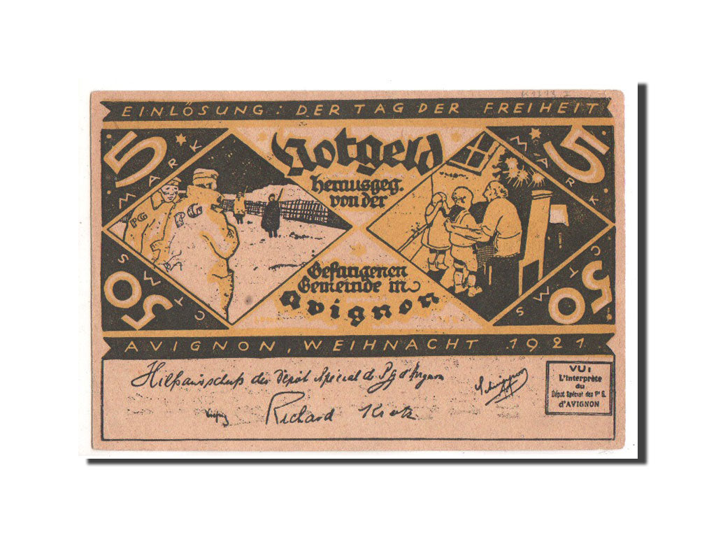 Banknote, Germany, Neuhaus, 5 Mark, Citation, 1921, Undated, UNC(65-70)