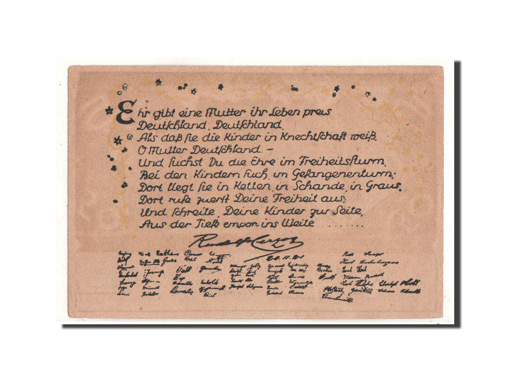 Banknote, Germany, Neuhaus, 5 Mark, Citation, 1921, Undated, UNC(65-70)