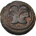 Suessions, Région de Soissons, Bronze à la tête janiforme, DT 563var