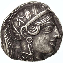 Attica, Athens (490-407 BC), Tetradrachm, Athens, AU(55-58), Silver, SNGCop...