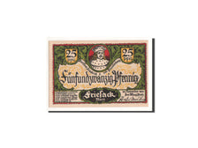 Billet, Allemagne, Friesack Stadt, 25 Pfennig, paysage 1, 1921, Undated, NEUF