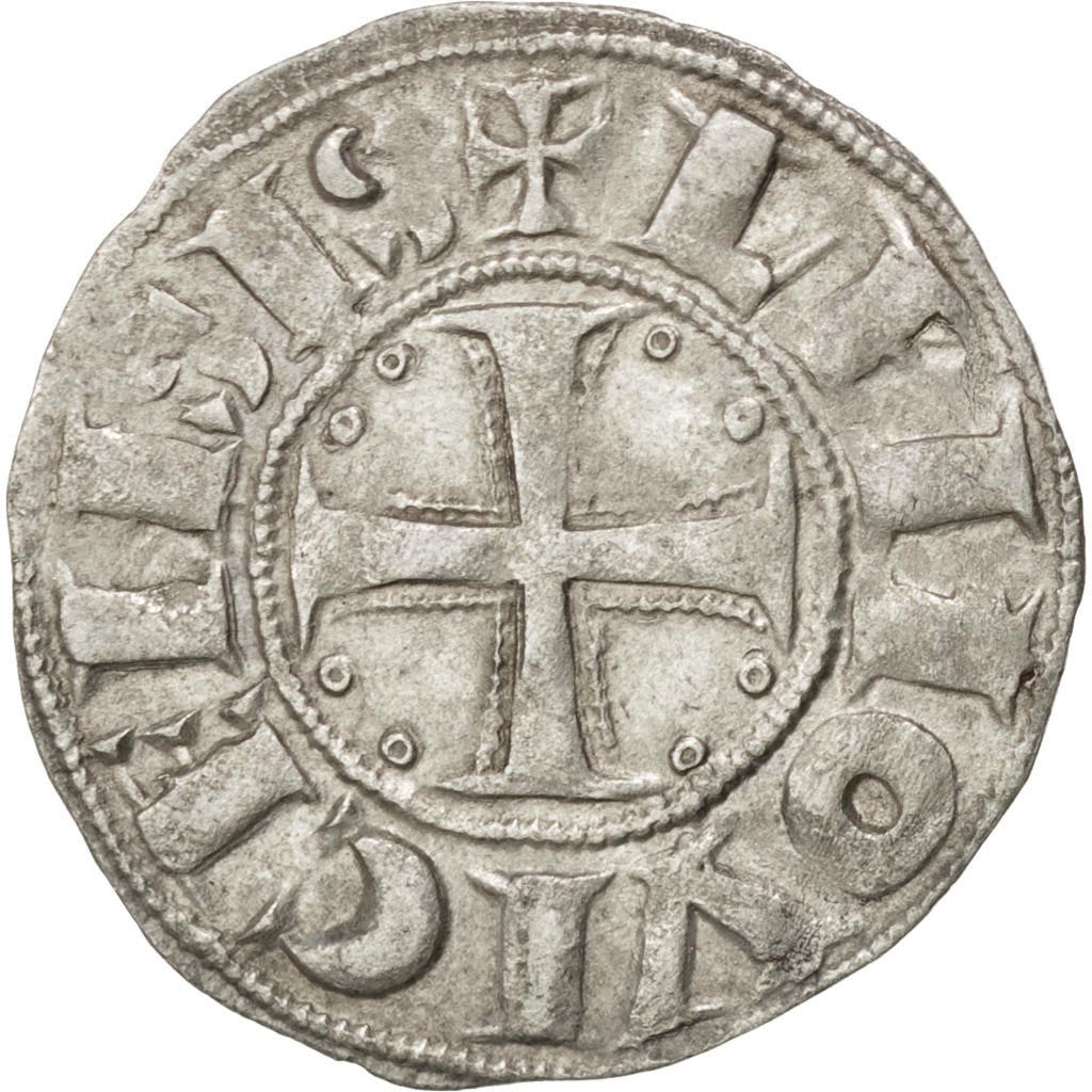 LIMOUSIN, Abbaye de Saint-martial de Limoges, Denier ou barbarin, Boudeau 392