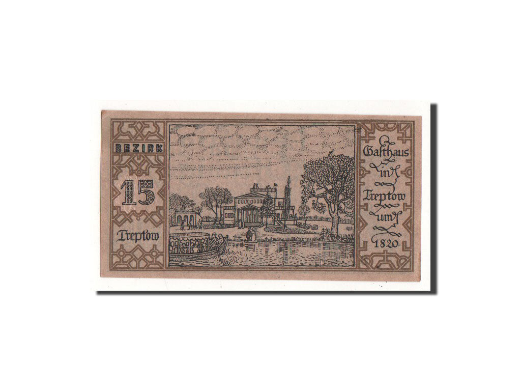 Banknote, Germany, Berlin Stadt, 50 Pfennig, Treptow, 1921, 1921-09-09