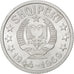 ALBANIA, 5 Qindarka, 1969, KM #44, MS(65-70), Aluminum, 18, 0.76