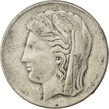 Grecia, 10 Drachmai, 1930, BB, Argento, KM:72