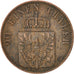 Monnaie, Etats allemands, PRUSSIA, Friedrich Wilhelm IV, 4 Pfennig, 1852
