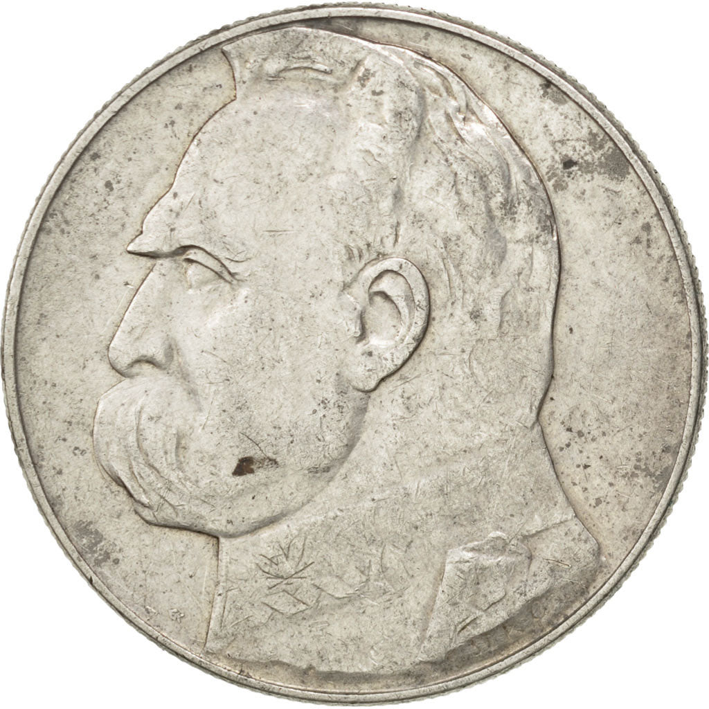 Pologne, 10 Zlotych, 1935, Varsovie, KM 29