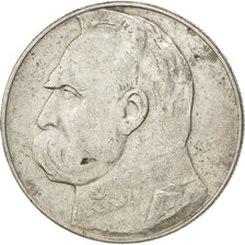 POLAND, 10 Zlotych, 1935, Warsaw, KM #29, EF(40-45), Silver, 34, 22.04