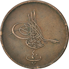 EGYPT, 40 Para, Qirsh, 1869, Misr, KM #248.1, EF(40-45), Bronze, 37.06, 25.37