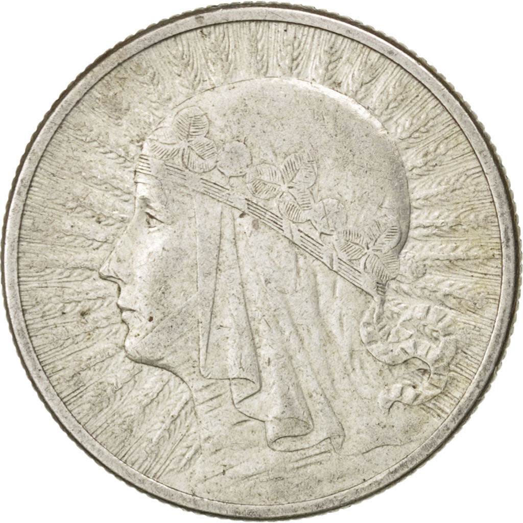 POLAND, 2 Zlote, 1933, Warsaw, KM #20, EF(40-45), Silver, 22, 4.42