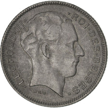 BELGIUM, 5 Francs, 5 Frank, 1943, KM #129.1, EF(40-45), Zinc, 25, 5.98