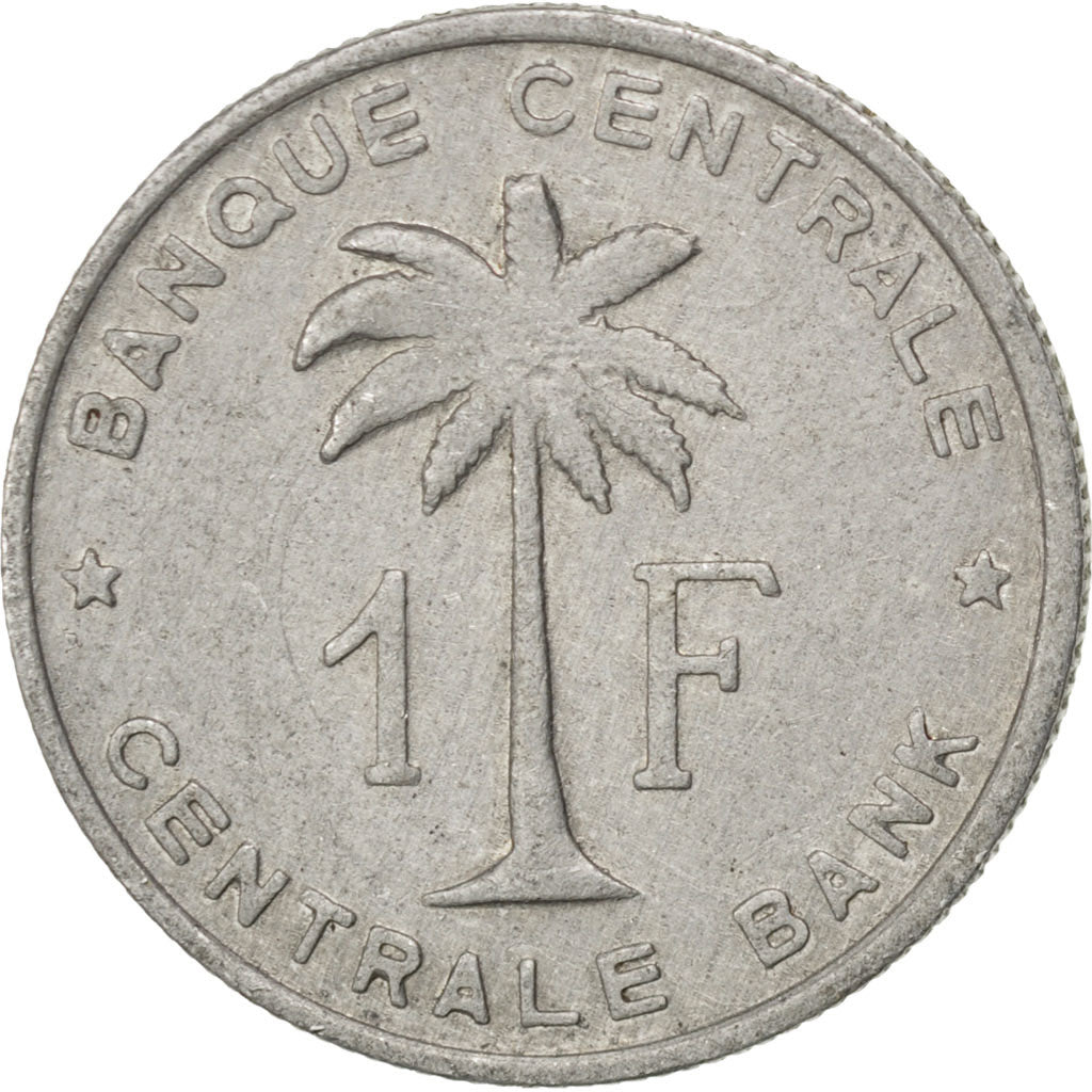 Congo belga, RUANDA-URUNDI, Franc, 1957, BB, Alluminio, KM:4