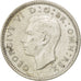 Coin, Great Britain, George VI, 6 Pence, 1943, AU(55-58), Silver, KM:852