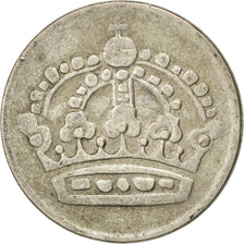 Svezia, Gustaf VI, 50 Öre, 1956, BB, Argento, KM:825