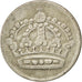 Svezia, Gustaf VI, 50 Öre, 1956, BB, Argento, KM:825