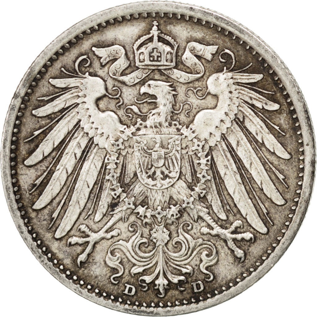 Moneta, GERMANIA - IMPERO, Wilhelm II, Mark, 1909, Munich, SPL-, Argento, KM:14