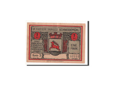 Billet, Allemagne, Schneidemuhl, 1 Mark, dirigeable, O.D, Undated, NEUF