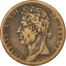 Coin, FRENCH COLONIES, Charles X, 5 Centimes, 1830, Paris, EF(40-45), Bronze