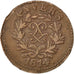 Louis XVIII, Siège d'Anvers, 5 Centimes au double L, 1814, Gadoury 131c