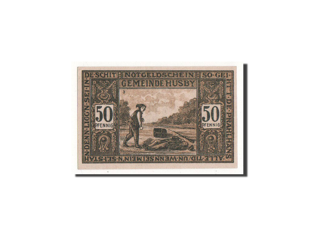 Banknote, Germany, Husby, 50 Pfennig, personnage 1, O.D, Undated, UNC(65-70)