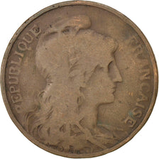 Moneta, Francja, Dupuis, 5 Centimes, 1902, Paris, VG(8-10), Bronze, KM:842