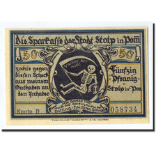 Germany, Stolp, 50 Pfennig, cavalier, O.D, UNC(65-70), Mehl:1275.3a