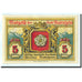 Banknote, Germany, Rosenheim, 5 Pfennig, voute, 1921, 1921-02-16, UNC(65-70)
