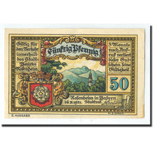 Banknote, Germany, Rosenheim, 50 Pfennig, Batiment, 1921, 1921-02-16