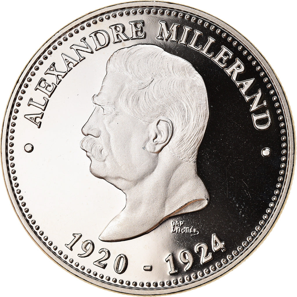 Francja, Medal, Les Présidents de la République, Alexandre Millerand