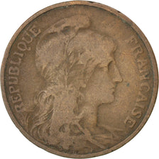 FRANCE, Dupuis, 5 Centimes, 1910, Paris, KM #842, VF(20-25), Bronze, 25.1,...