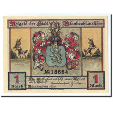 Banconote, Germania, Blankenhain in Thuringen Stadt, 1 Mark, chasseur, O.D
