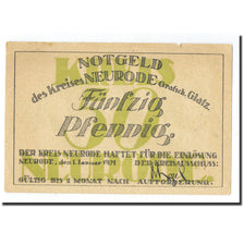 Banknote, Germany, Neurode, 50 Pfennig, Usine, 1921, 1921-01-01, UNC(60-62)