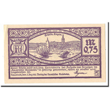 Banknote, Germany, Neustadt a.d Orla Stadt, 75 Pfennig, carte, 1921, 1921-12-01