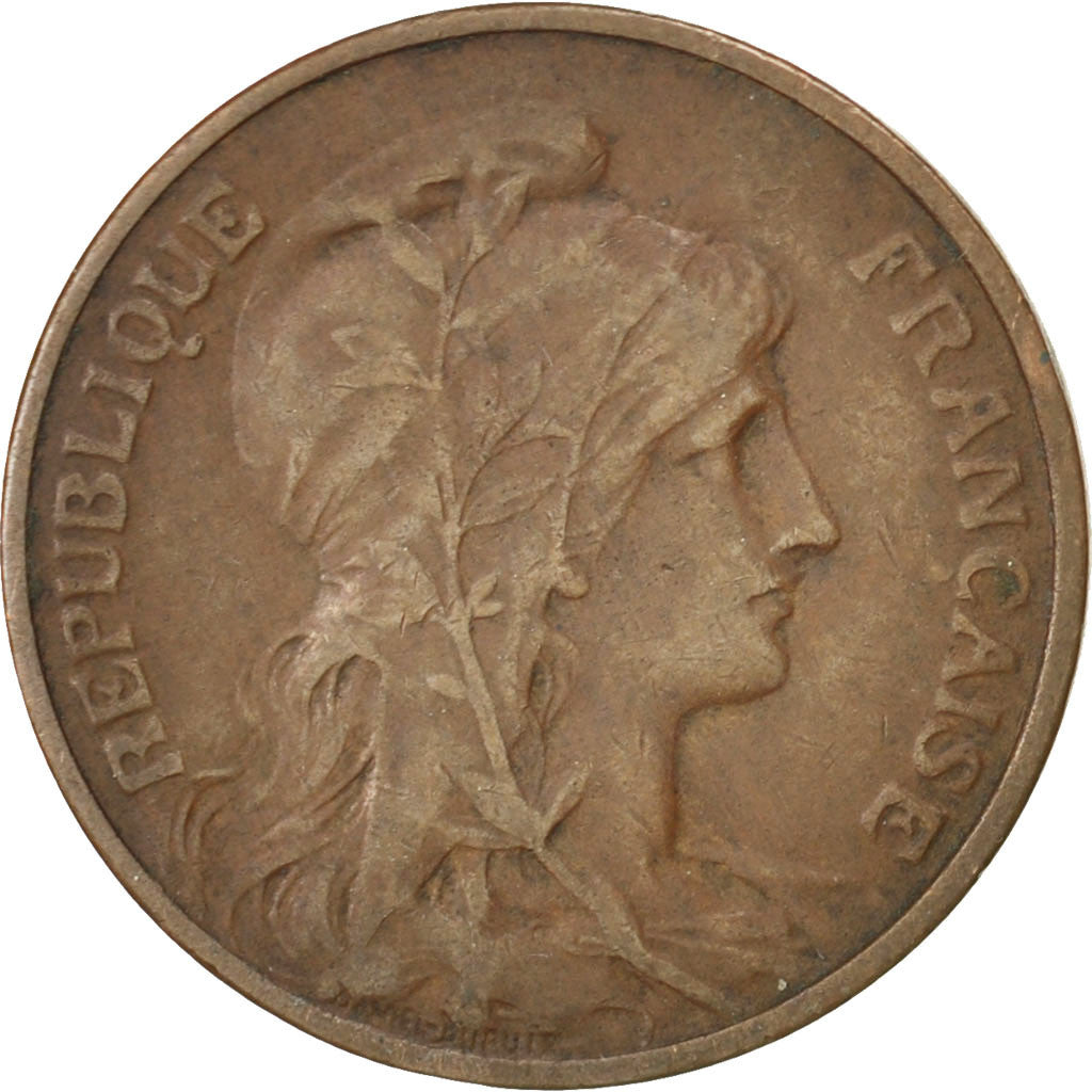 Monnaie, France, Dupuis, 5 Centimes, 1915, Paris, TB+, Bronze, KM:842