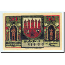 Germania, Zerbst, 50 Pfennig, rempart 5, 1921, 1921-07-01, FDS, Mehl:1469.2