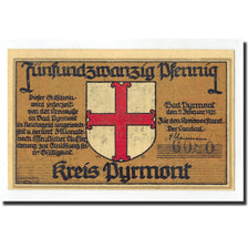Banknote, Germany, Pyrmont, 25 Pfennig, personnage, 1921, 1921-02-02