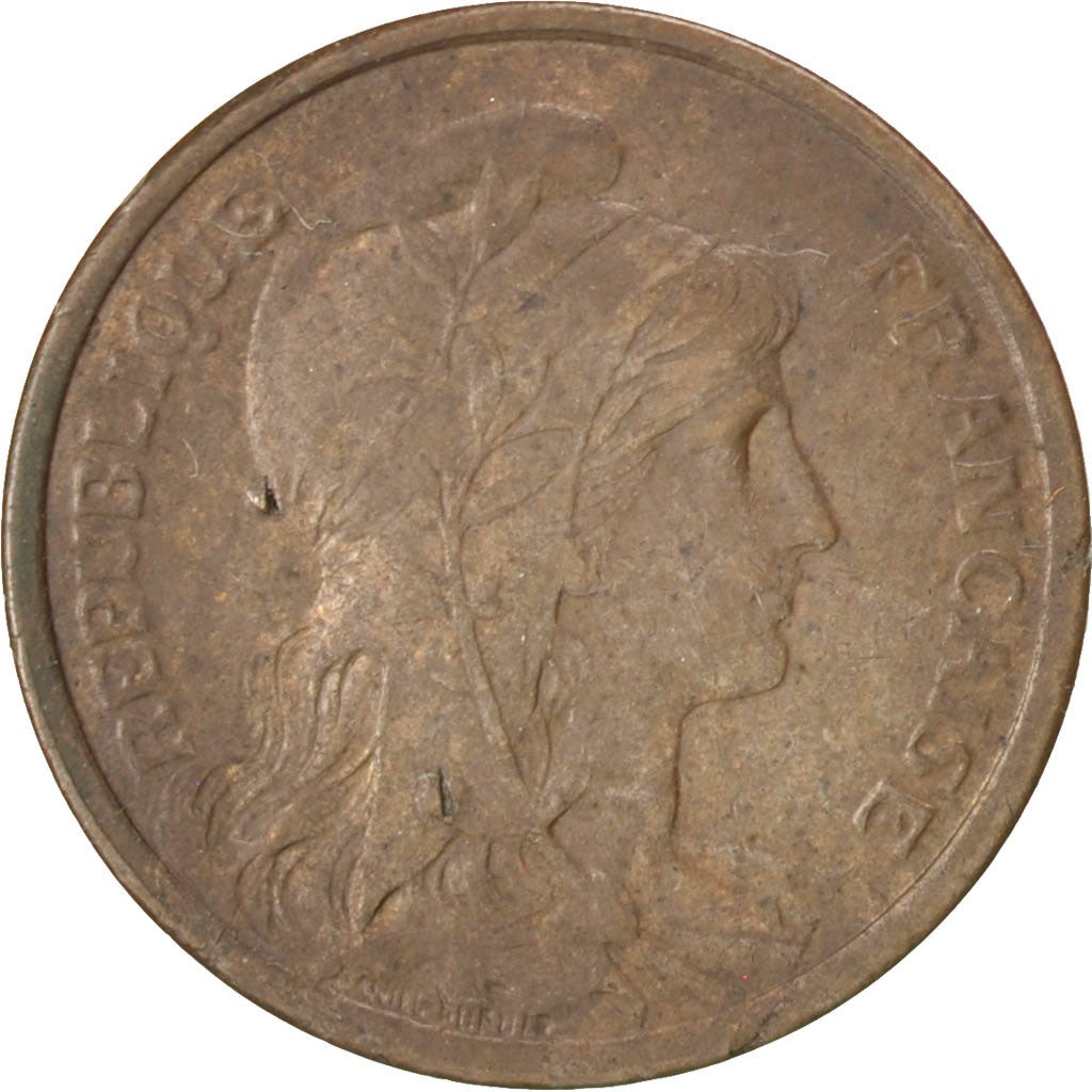 Moneta, Francia, Dupuis, Centime, 1904, Paris, BB, Bronzo, KM:840, Gadoury:90