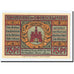 Banknote, Germany, Kreuzburg, 75 Pfennig, portrait, 1921, 1921-10-18