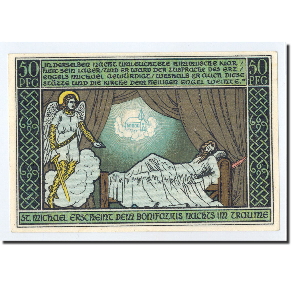 Banknote, Germany, Ohrdruf Stadt, 50 Pfennig, personnage 1, 1921, 1921-09-01