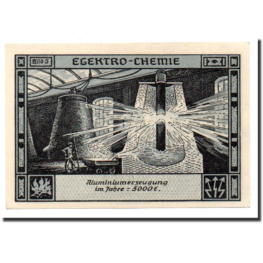 Banknote, Germany, Bitterfeld Stadt, 75 Pfennig, métier, 1921, 1921-12-01